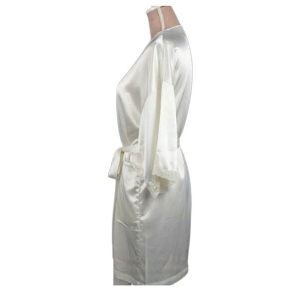 Vintage Victoria's Secret Gold Label Slip and Rob Set Cream Size Large - Picture 3 of 13